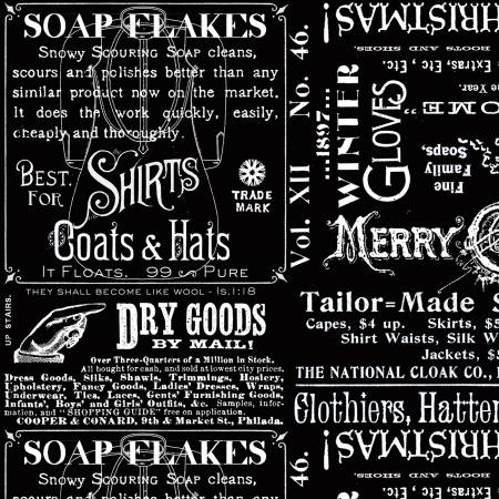 RB White As Snow Snowy Soap Ads Black