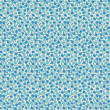 RB Storytime 30s Floral Blue