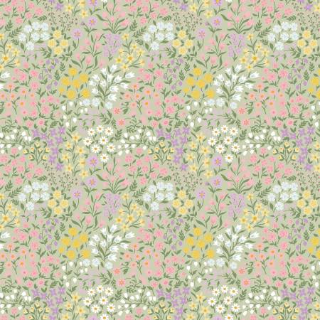 RB Bunny Trail Spring Floral Green