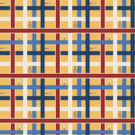 RB Crossroads Plaid Sunshine C15461