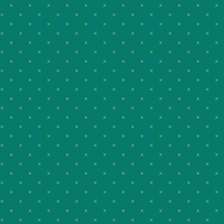 RB Bee Cross Stitch In Color Jade