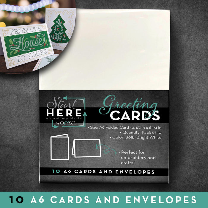 OESD Blank cards/envelopes 4.5" X 6.25"