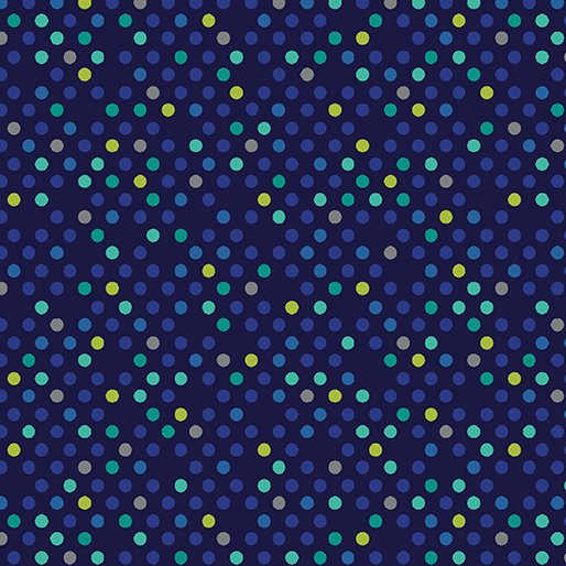 BE Confetti Drop Navy/Multi(Dazzle Dots)