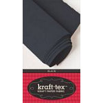 krafttex Paper Fabric Black