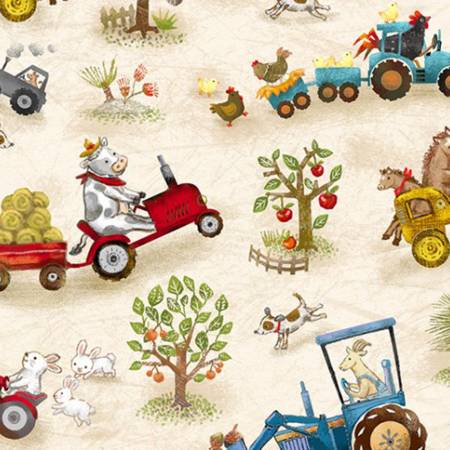 SF Beige Funny Farm Digital Cuddle