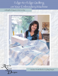 2024 Edge to Edge Quilting on your Embroidery Machine