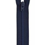 Polyester Zipper 16" Navy