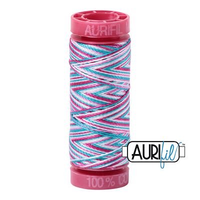 Aurifil 12wt 50m Var Berrylicious 4670