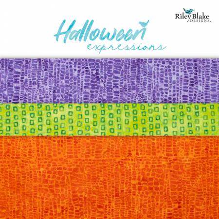 RB Batiks Halloween Expressions Fat Quarter Bundle 21 Pcs.