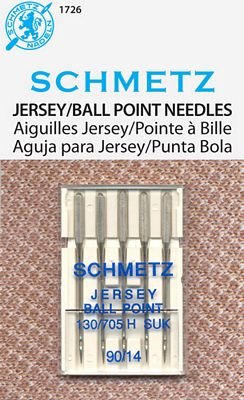 Schmetz Jersey/Ball Point Needles 90/14