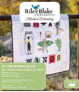 In the Wings Embroidery Quilt Kit-USB Not Included