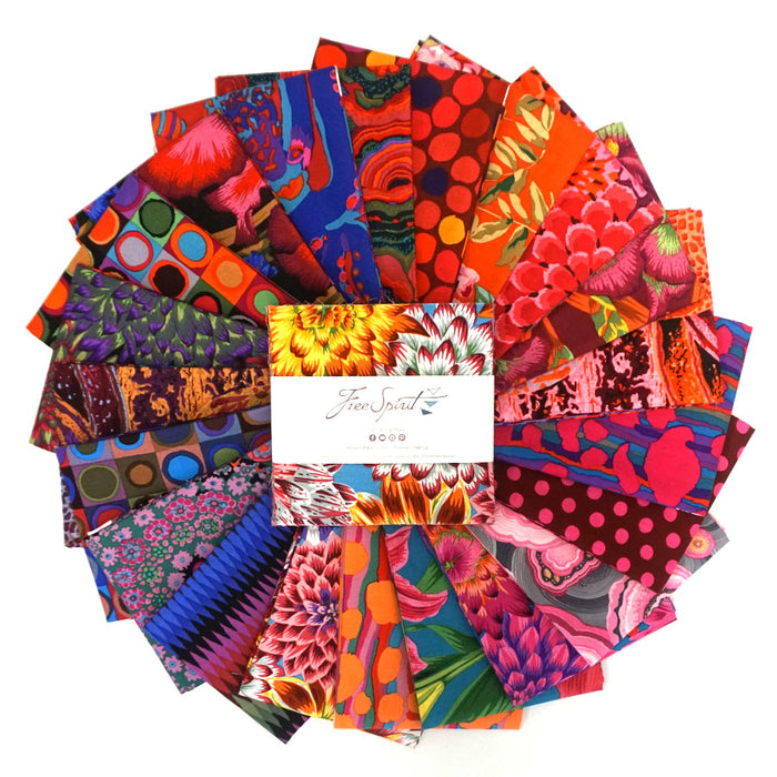 FS Kaffe Fassett August 2020 Charm Pack Hot
