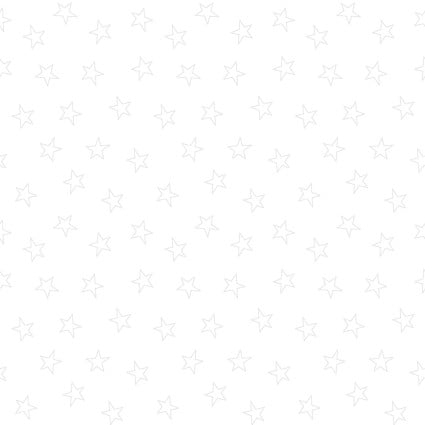 MY Solitaire Stars White on White 321UW