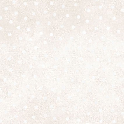 MY Woolies Flannel Cream/White Dot