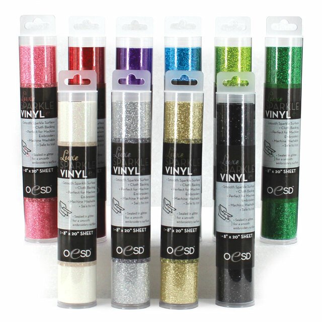 Luxe Sparkle Vinyl-WHITE