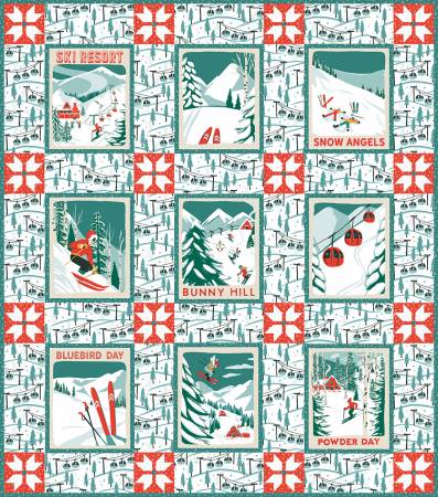 Ski Trip Quilt Pattern by Frannie B