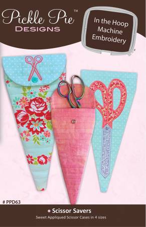 Scissor Savers ITH Machine Embroidery CD esign CD