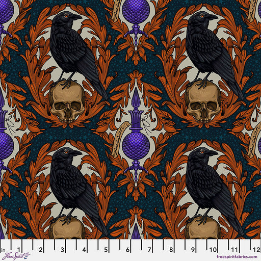 FS Mystic Moonlight  Crow Damask - Multi ||