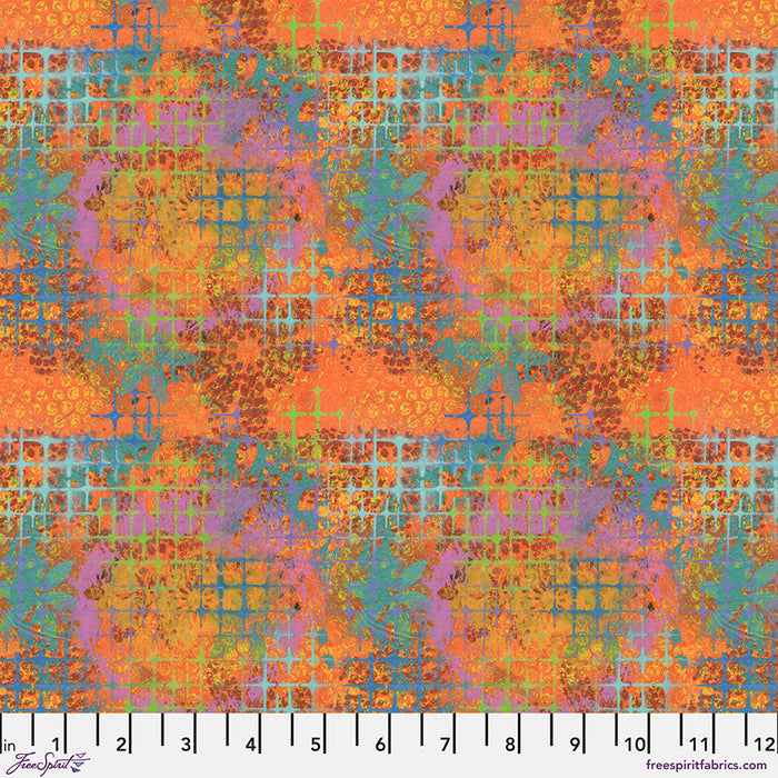 FS Crosshatch Orange Butterfly Fields