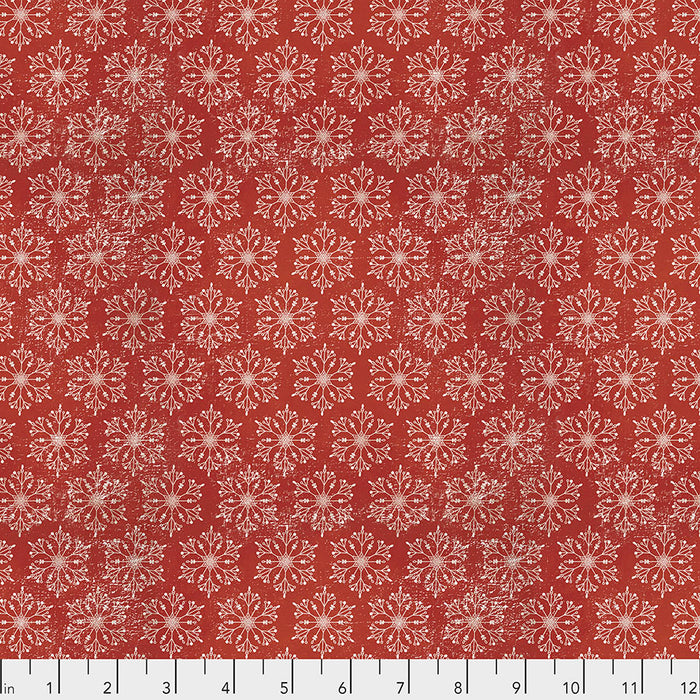 FS Yuletide Snowflakes Red