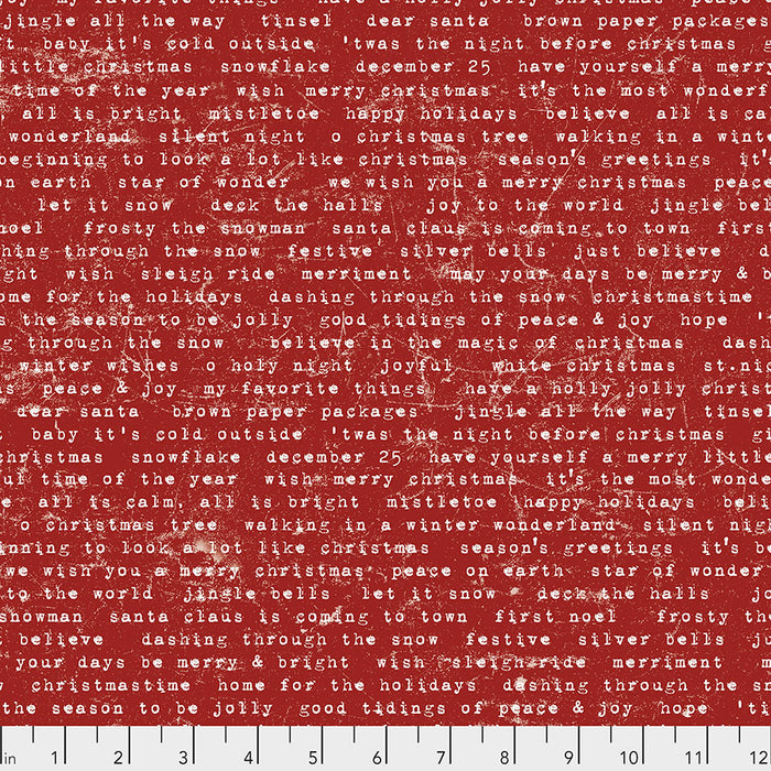 FS Yuletide Tidings Type Red