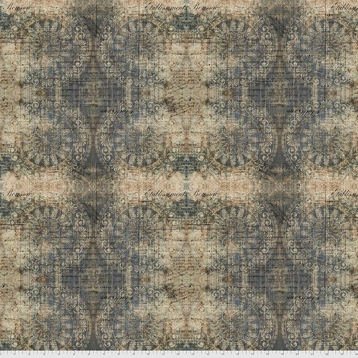 FS Abandoned Muted Medallions Indigo PWTH141