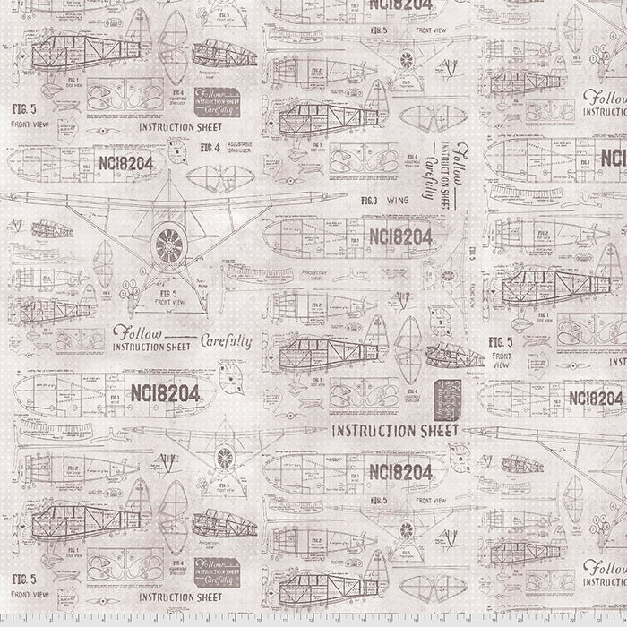 FS Monochrome Model Airplanes Parchment PWTH174
