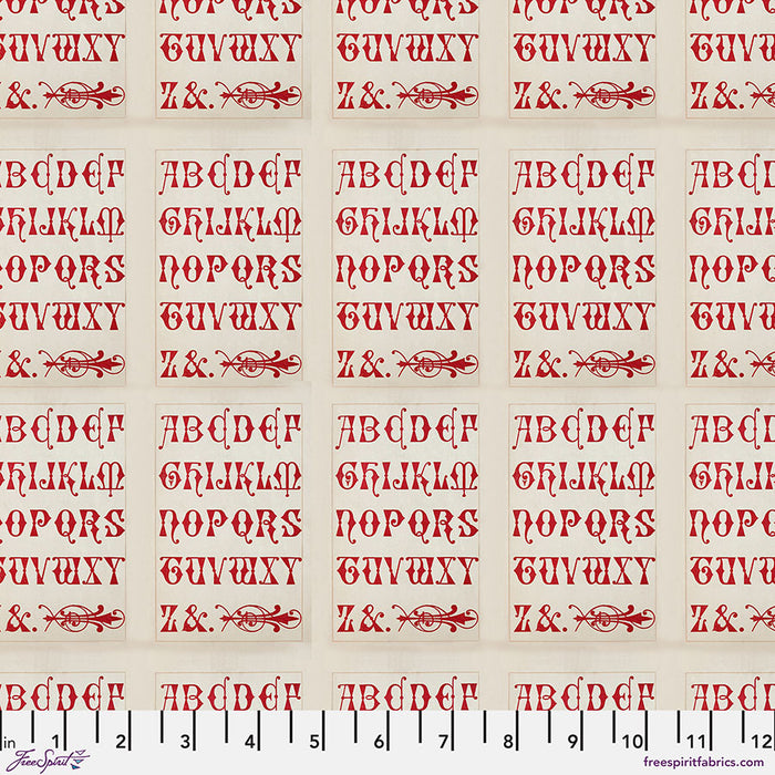 FS Tim Holtz Red Typography PWTH224