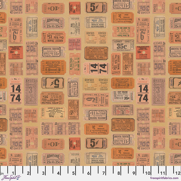 FS Tickets Orange Tim Holtz PWTH232