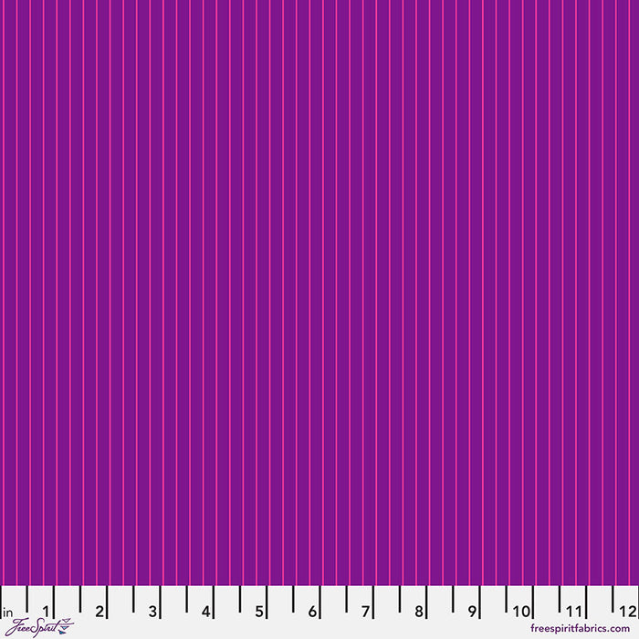 FS Tula Pink Tiny Stripes - Aster