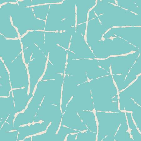 MB Turquoise Lines 108in Wide Quilt Back