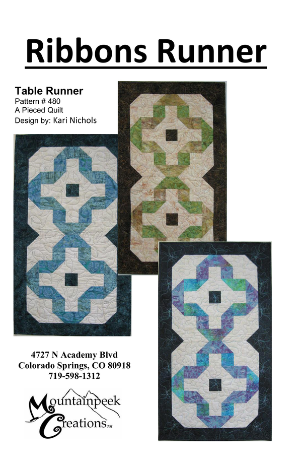 Ribbons Runner quilt pattern