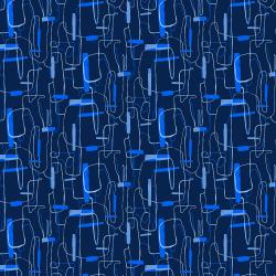 RJR Brushstrokes - Navy Blue Fabric