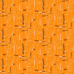 RJR Brushstrokes - Tangerine Fabric