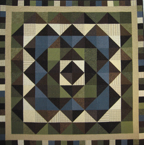 Triangle Trips quilt pattern