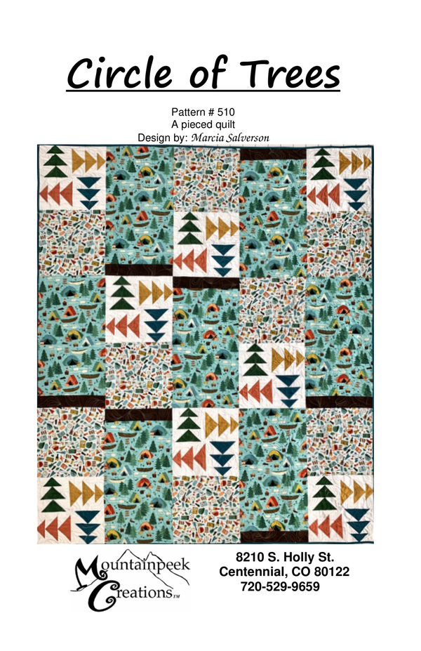 Circle of Trees quilt pattern