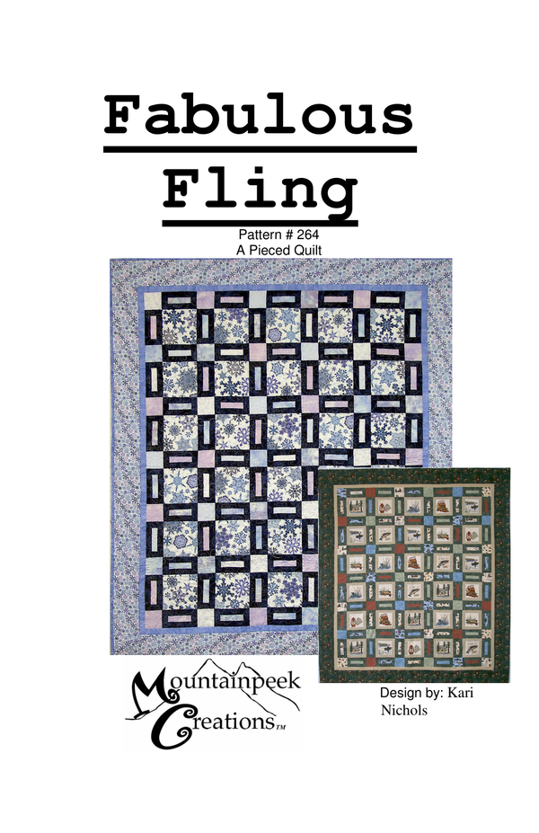 Fabulous Fling quilt pattern