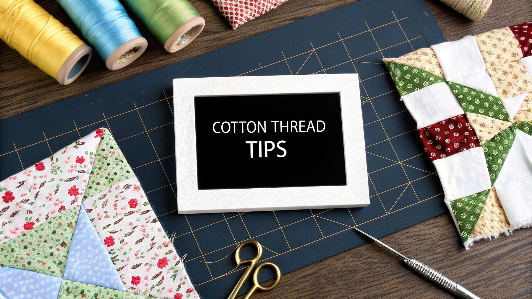 Quilting Essentials: 100 cotton thread tips