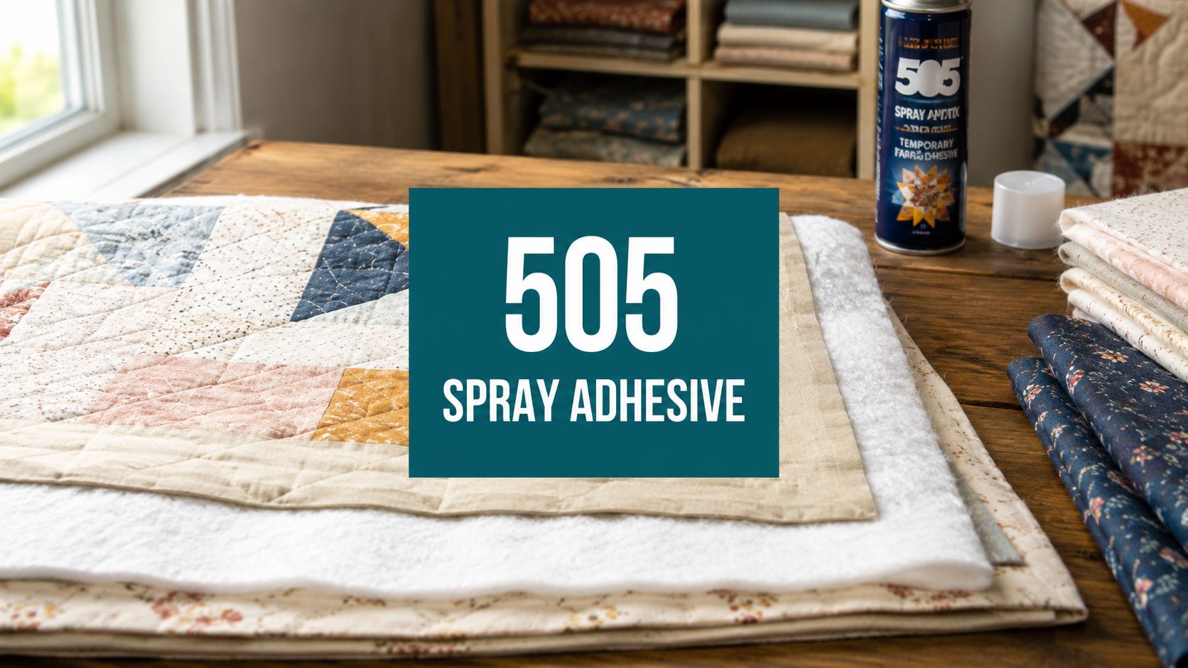 How to Use 505 Spray Adhesive for Quilting and Sewing