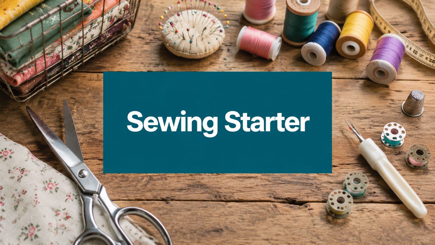 Your Beginner Sewing Kit for Sewing Machine