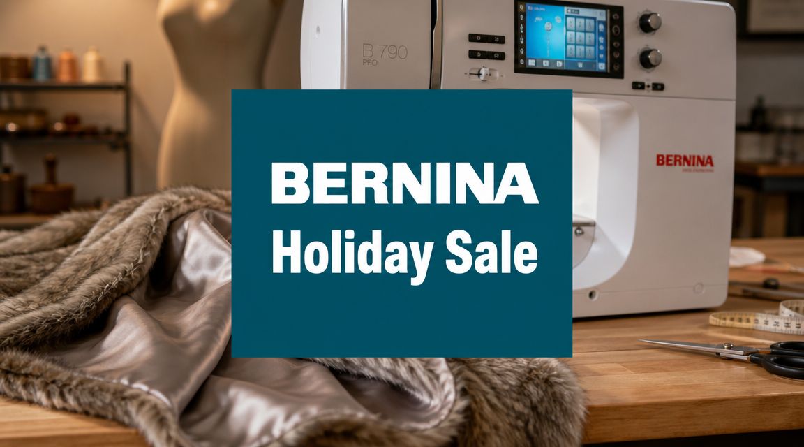BERNINA Holiday Sales 2026: Free Faux Fur Muffler Tutorial