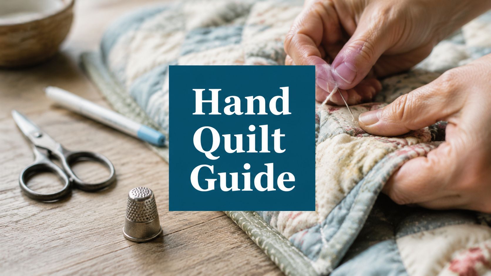 Big Stitch Hand Quilting: A Beginner Guide to Supplies