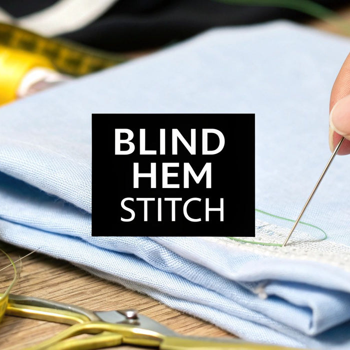 Sew a Perfect Blind Hem Stitch by Hand Every Time