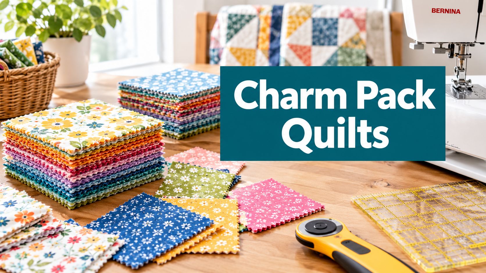Charm Packs Quilt Guide for Beginners