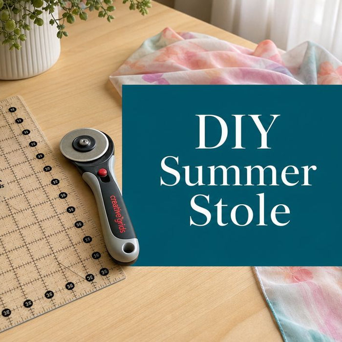 Creative Grids Rulers Local Stockist: Make a Summer Stole