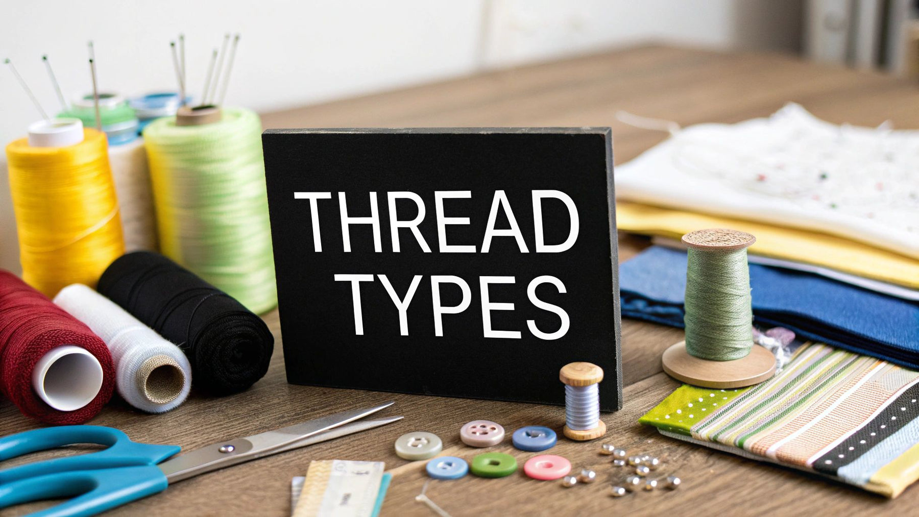 A Guide to the Different Types of Threads for Sewing