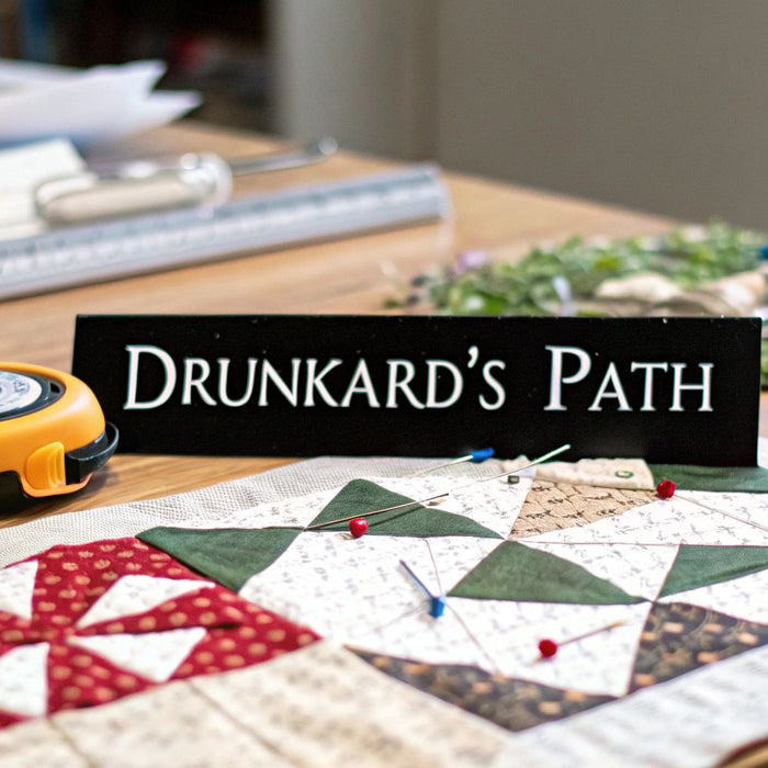 Drunkard path quilt pattern: A Modern Guide to Curved Piecing