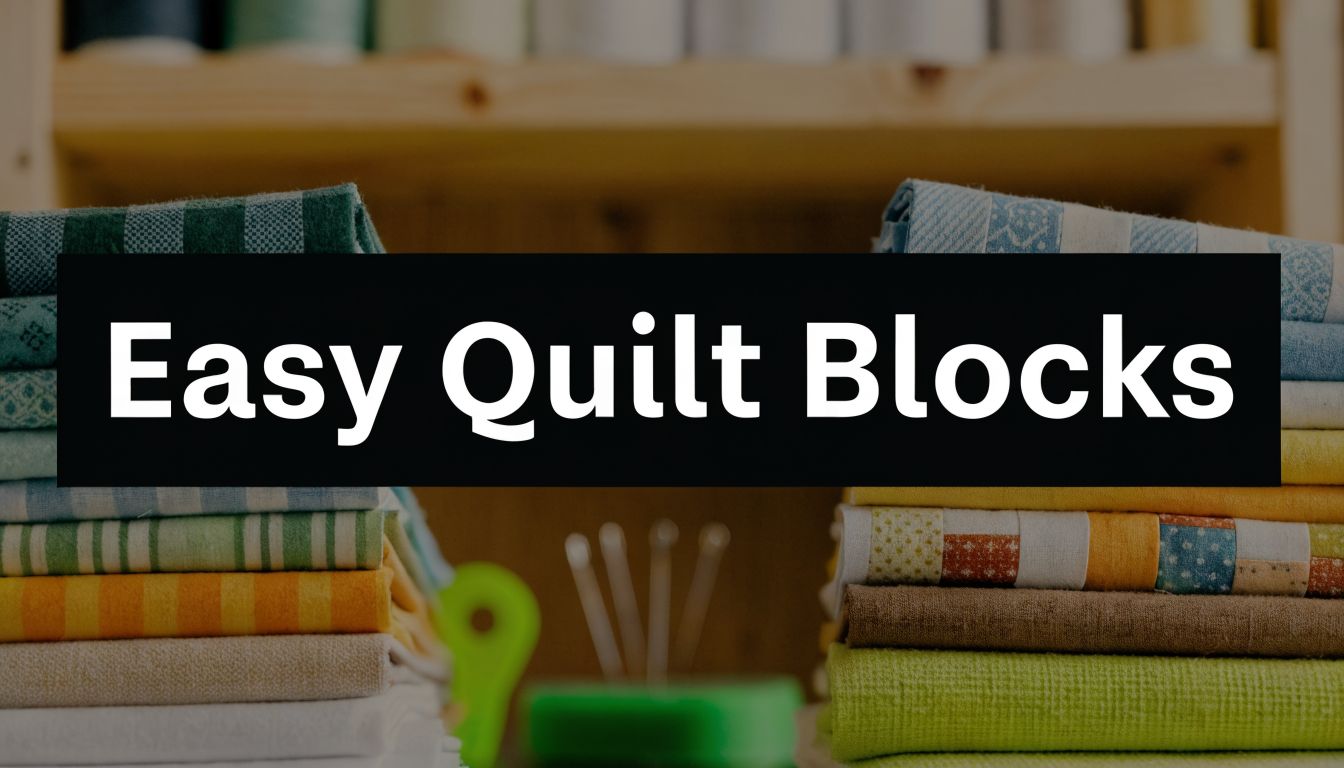 8 Easy Quilt Blocks for Beginners