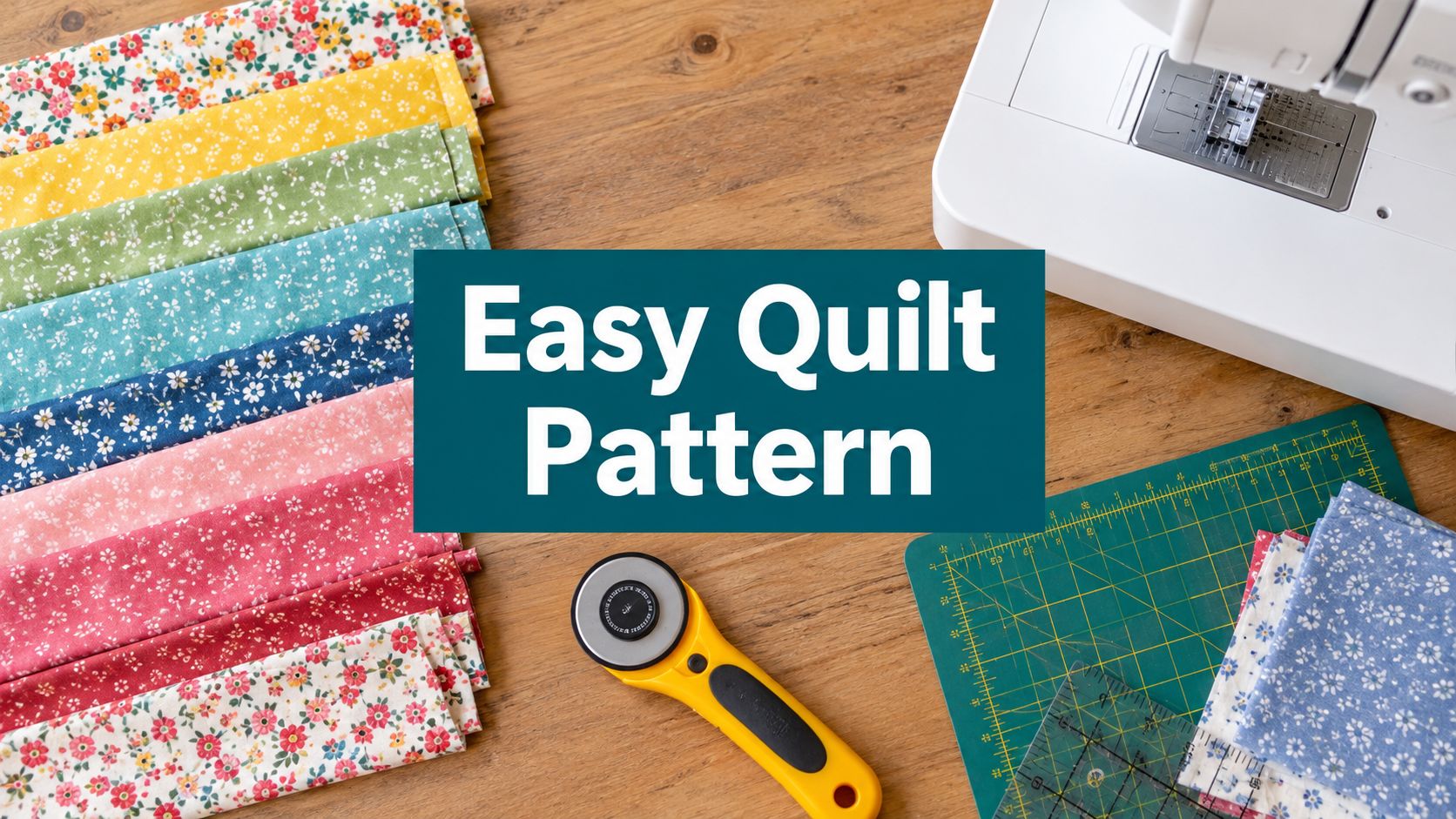 Easy Quilt Pattern for Beginners: A Friendly First Project