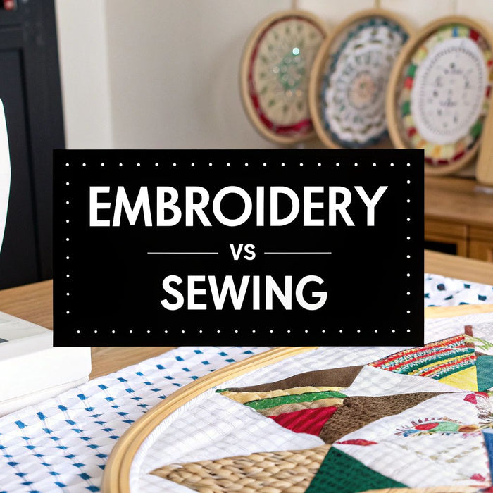 Embroidery Machine vs Sewing Machine Which Is Right for Quilters